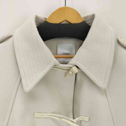 ウィルフリー willfully tent toggle jersey melton various midi coat レディース FREE